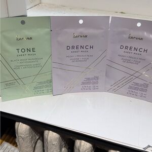 Karuna Drench and Tone Duo Sheet Face Mask Kit - Set of 3